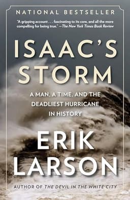 Isaac's Storm by Erik Larson — book cover