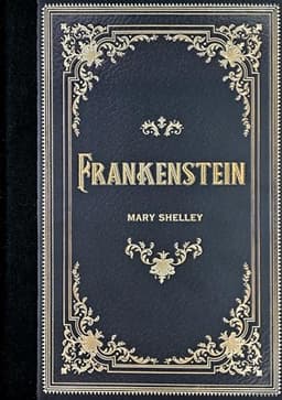 Frankenstein by Mary Shelley — book cover